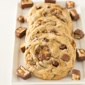 Snickers Chocolate Chip Cookies