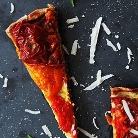 Tomato Ricotta Summer Tart