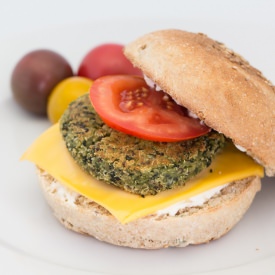 Vegan Broad Bean Quinoa Burger