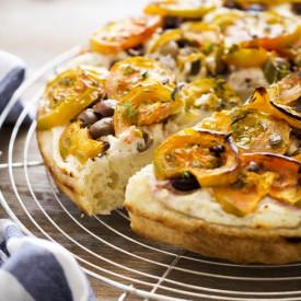 Focaccia with Tomatoes