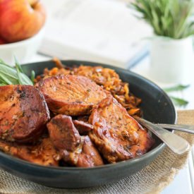 Braised Pork Chops and Cabbage