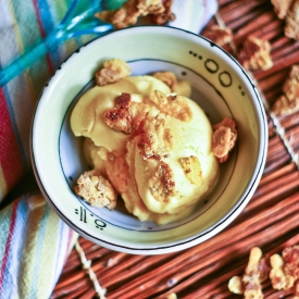 Coconut Mango Frozen Yogurt