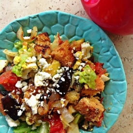 Mediterranean Veggie Panzanella