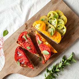 Heirloom Tomato Toast