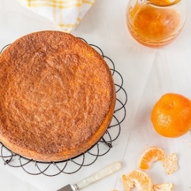 Mandarin and Polenta Cake