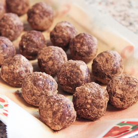 Cocoa Oat Truffles