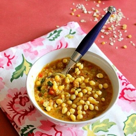 Savory Oat and Lentil Porridge