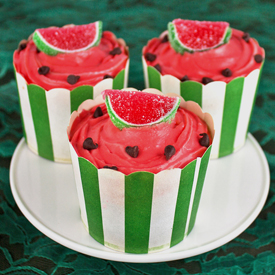 Watermelon Cupcakes