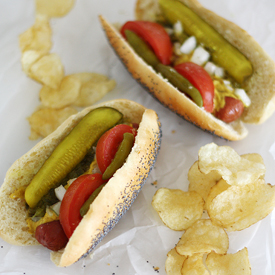 Chicago-Style Hot Dog Buns