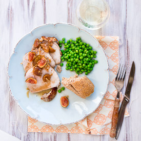 Pork Loin with Madeira-Fig Sauce