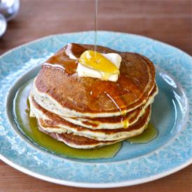 Greek Yogurt Poppy Seed Pancakes