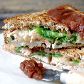 Turkey Apple Butter Grilled Cheese