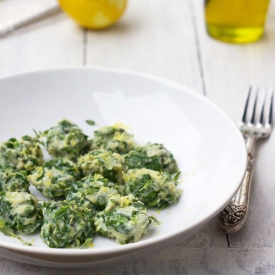 Ricotta & Spinach Gnocchi