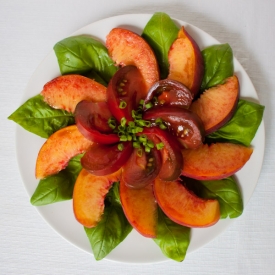 Heirloom Tomato & Peach Salad