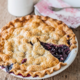 Black Raspberry and Cherry Pie