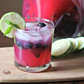 Blueberry Basil Margaritas