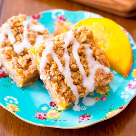 Peaches & Cream Bars