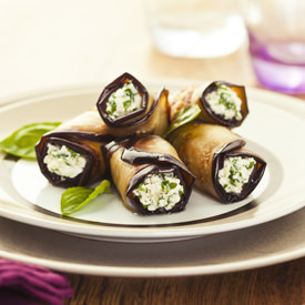 Simple Aubergine Rolls