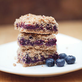 Summer Blueberry Crumb Bars