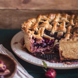 Balsamic Cherry Pie