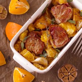 Pork Medallions with Oranges