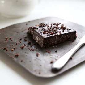 Vegan Raw Chocolate Brownie