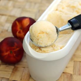 Peach-Nectarine Ice Cream