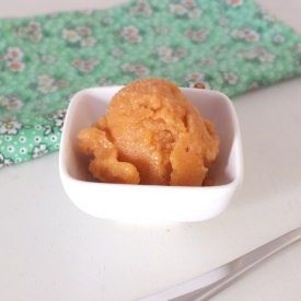 Simple Apricot Sorbet