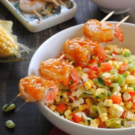 Chipotle Mango Shrimp & Succotash