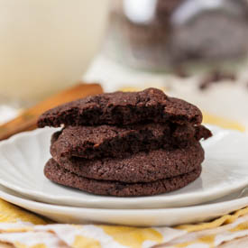 Chewy Chocolate Sugar Cookies