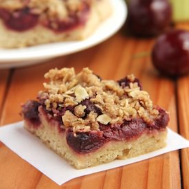 Cherry Crumble Bars