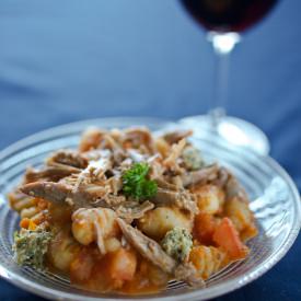 Rabbit Ragoût with Gnocchi