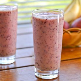 Peach Blueberry Smoothie