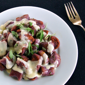 Purple Sweet Potato Gnocchi