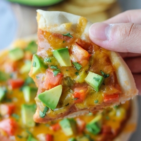 Grilled Nacho Pizza