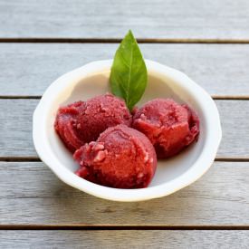 Cherry-Grapefruit Basil Sorbet