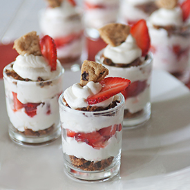 Chocolate Chip Strawberry Trifle