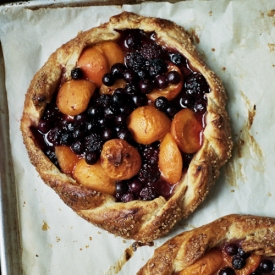 Berry and Apricot Galettes