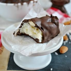 Homemade Almond Joy Candy Bars