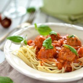 Pasta with Meatballs Sharp