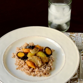 Farro with Carrots and Onions