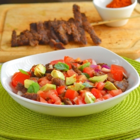 Beef Suya Salad