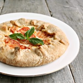 Tomato, Goat Cheese & Basil Galette