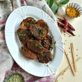 Spicy Eggplant Fry