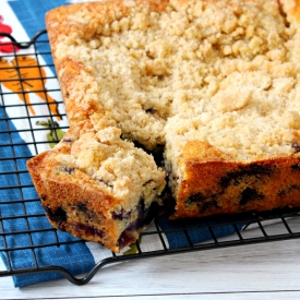 Blueberry Cornmeal Buckle