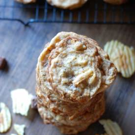 Salty Sweet Potato Chip Cookies