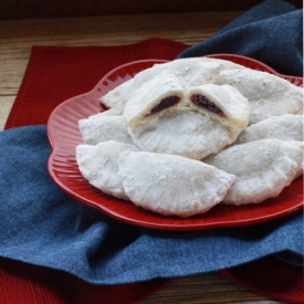 Raspberry Foldover Cookies