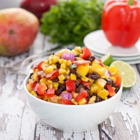 Roasted Corn, Black Bean & Mango