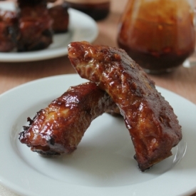 Hoisin And Beer Glazed Ribs