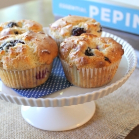 Blackberry Nectarine Muffins